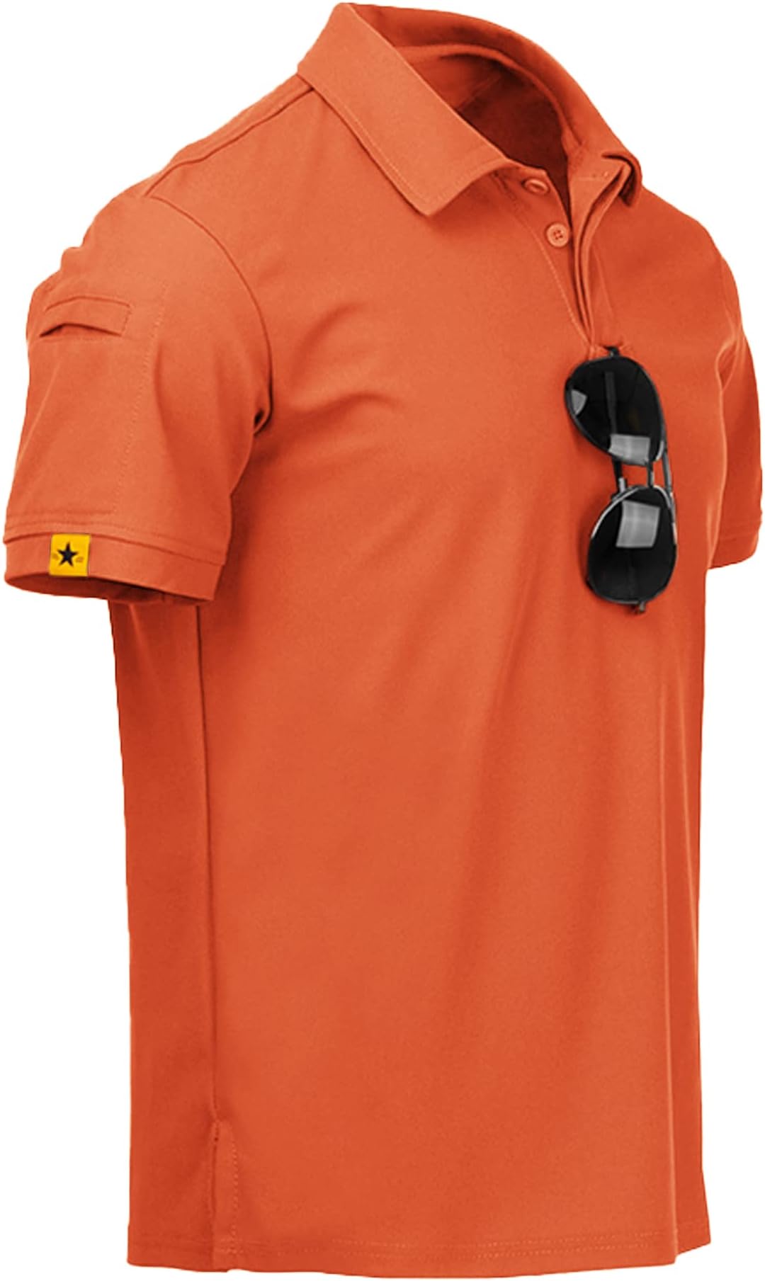 adidas golf shirt orange