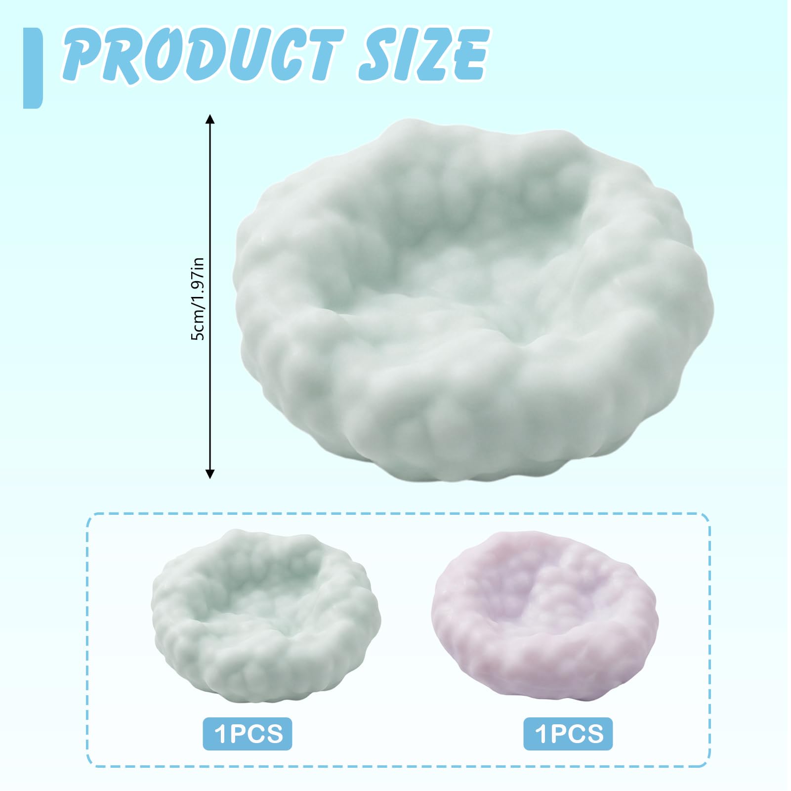 Shapeable Stress Squeeze Ball 2 Pezzi, Squishy Crunchy Stressball, Palla Antistress, Relief Balls, Rebound Toy Squishi