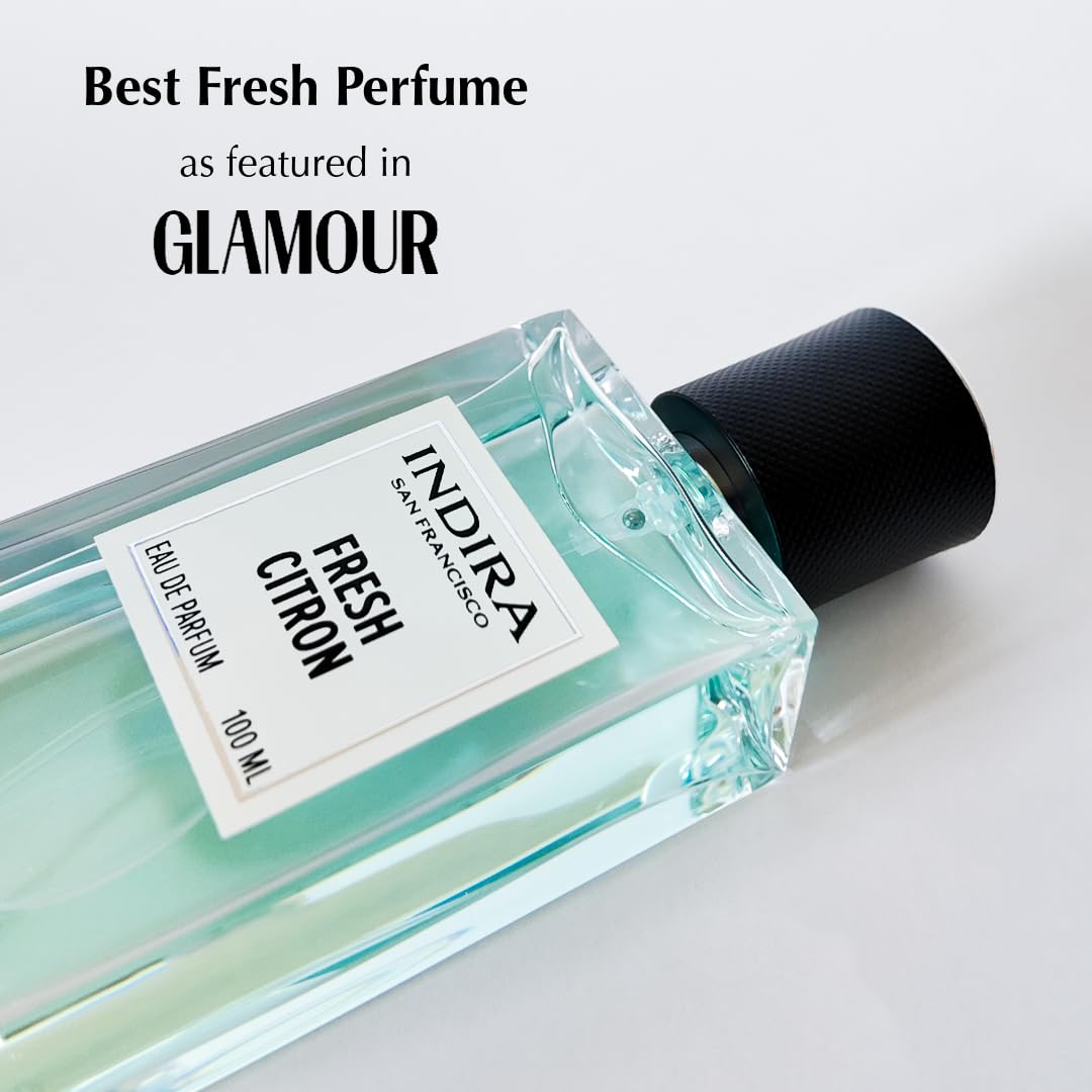 INDIRA Fresh Citron - Eau De Parfum - Citrus Aromatic - Unisex - 100 ML / 3.4 FL OZ - Spray - Image 2