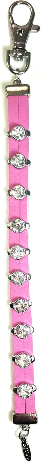 Pink Leather Crystal Golf Stroke Counter by Navika