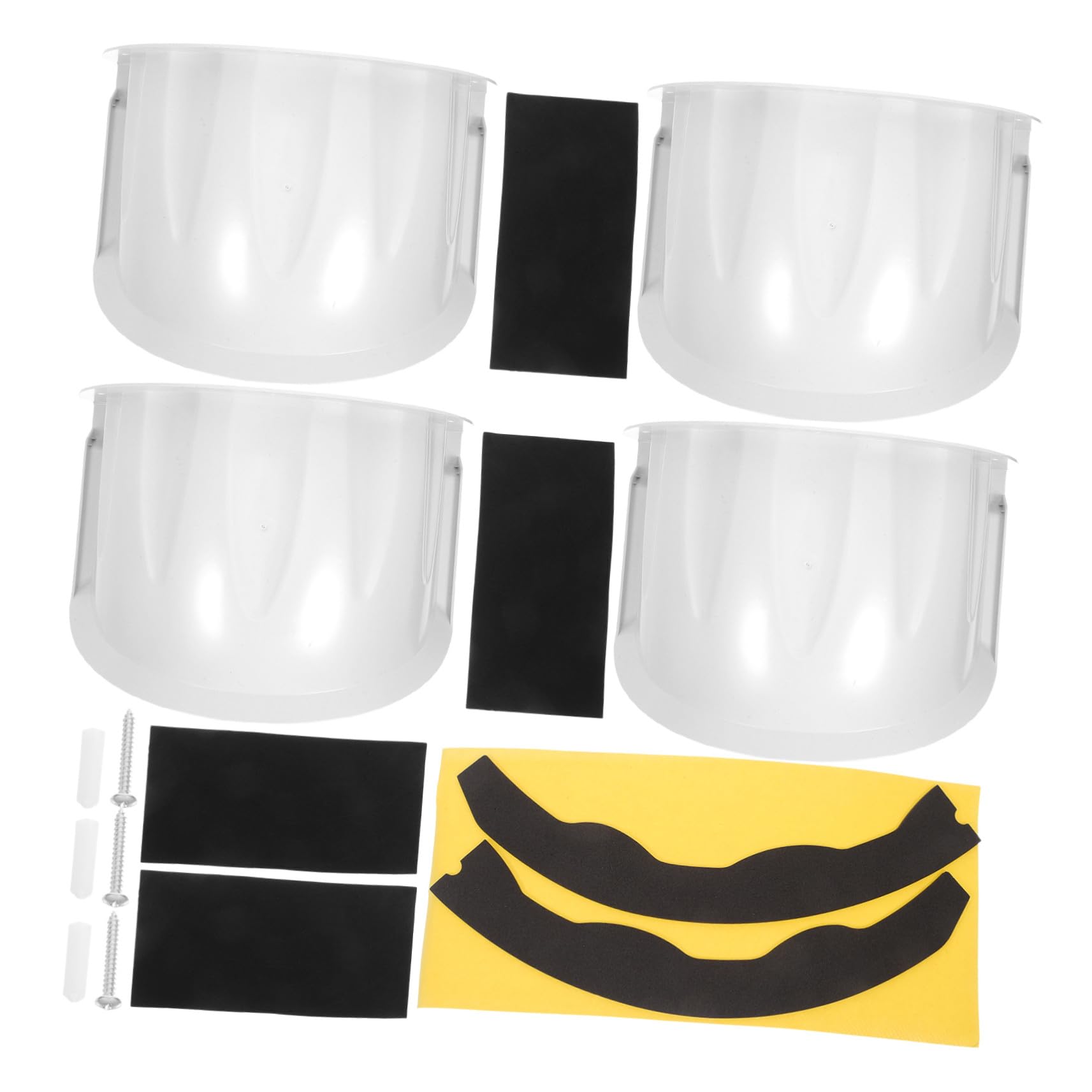 Boîtier Étanche pour Caméra de Sécurité Extérieure PVC Blanc 4 Pièces | Protection Pluie et Soleil, Anti-poussière, Installation Facile, Usage Commercial pour Entreprises