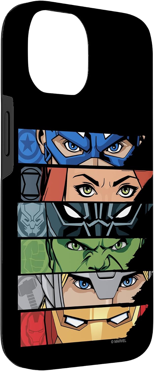 iPhone 14 Marvel Avengers Classic Super Heroes Game Face Case