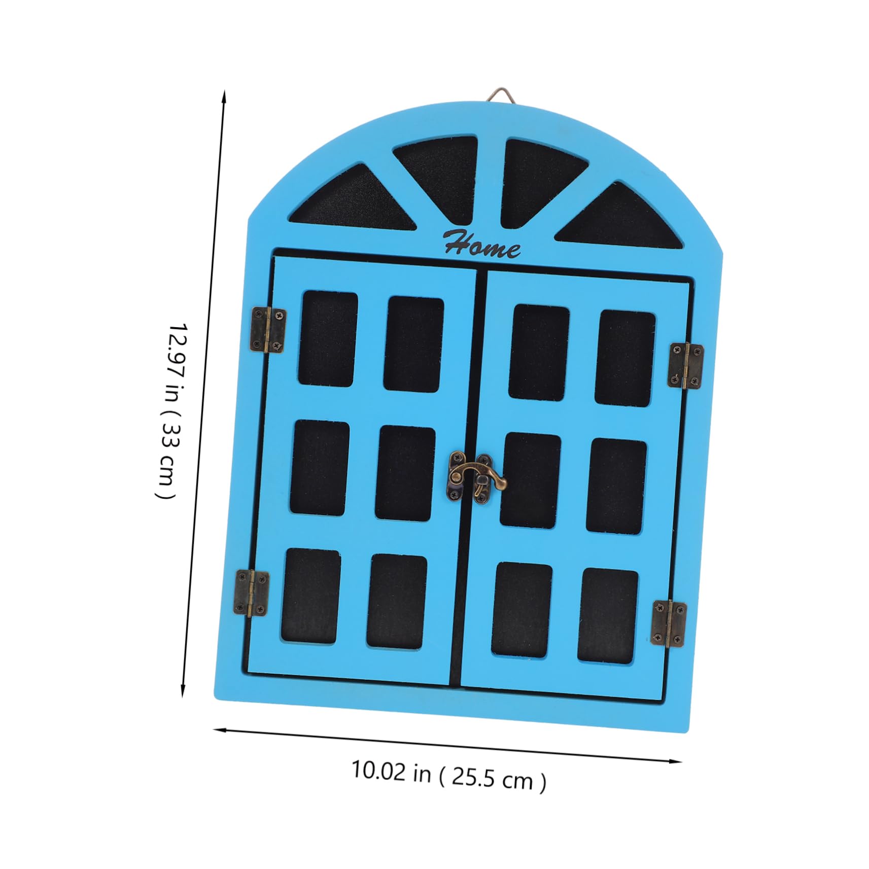 OFFSCH Wooden Window Chalkboard Retro Signs Blackboard for Home Decor 1pc Wall Mounted Blackboard