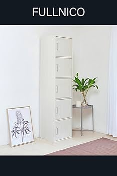 収納棚 ラック ストッカー 5段の扉付き収納 同シリーズで組み合わせ自由自在 収納棚 ラック ストッカー 5段の扉付き収納 同シリーズで