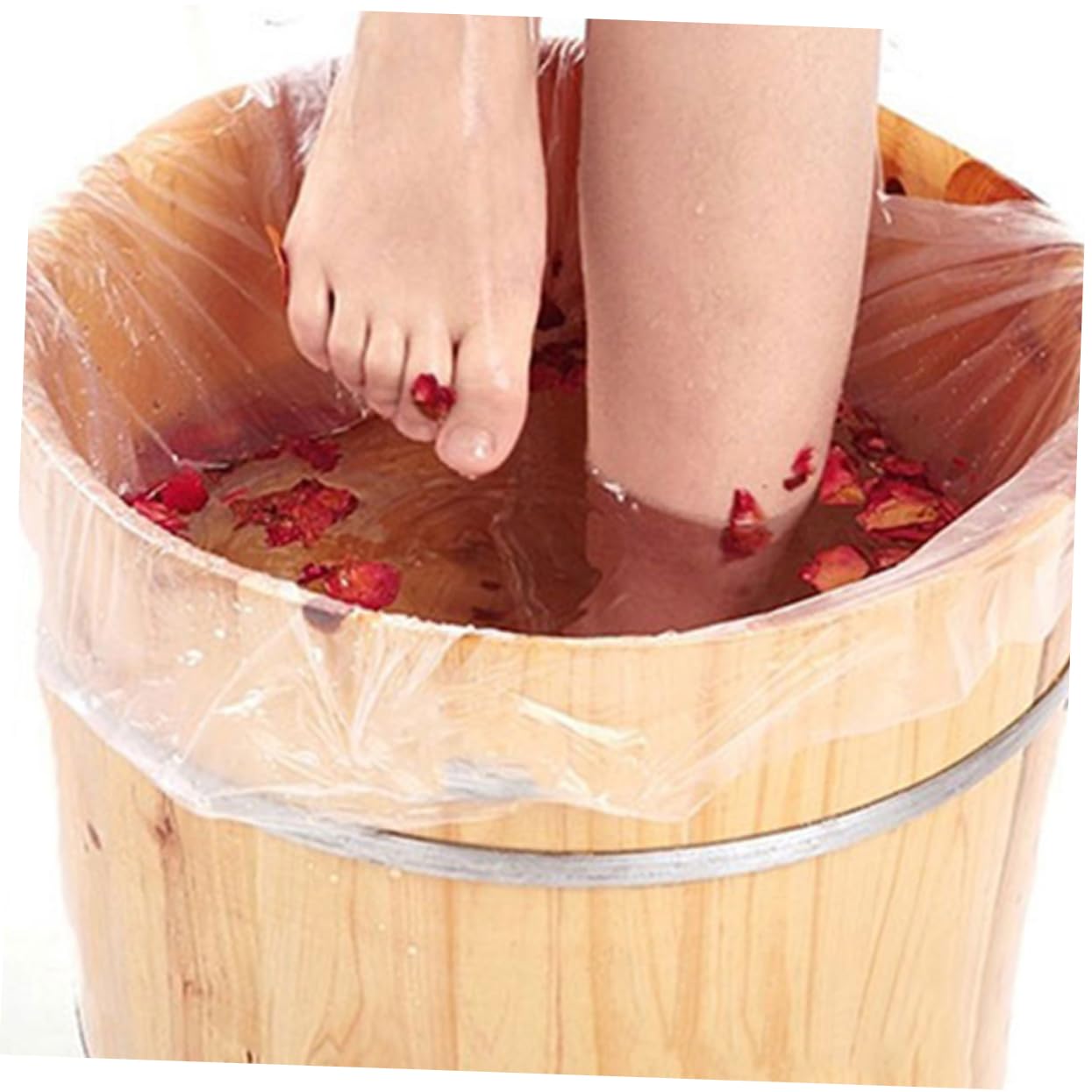 240 Pcs Disposable Foot Bath Liners Tear Resistant Foot Soak Pouches Durable Pe Material for Home and Salon Use