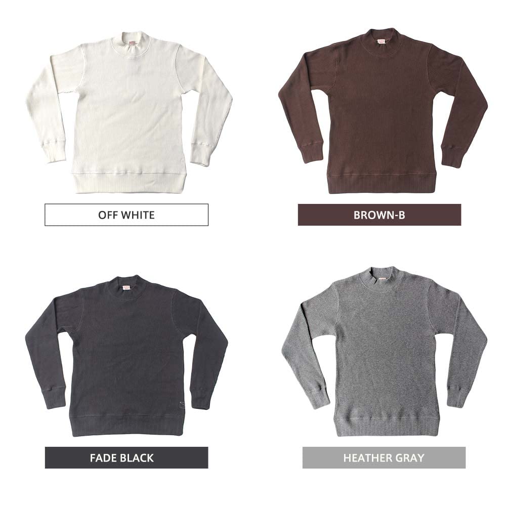 THERMAL MOCK NECK LS TEEワッフル生地モックネックTシャツ THERMAL MOCK NECK LS TEEワッフル生地モックネックTシャツ MOCK