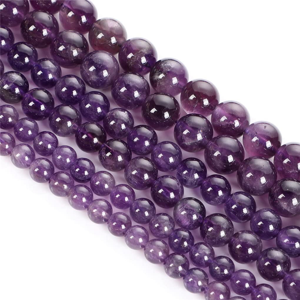 Perles en agate et améthyste naturelle pour fabriquer vos bracelets en famille le week-end