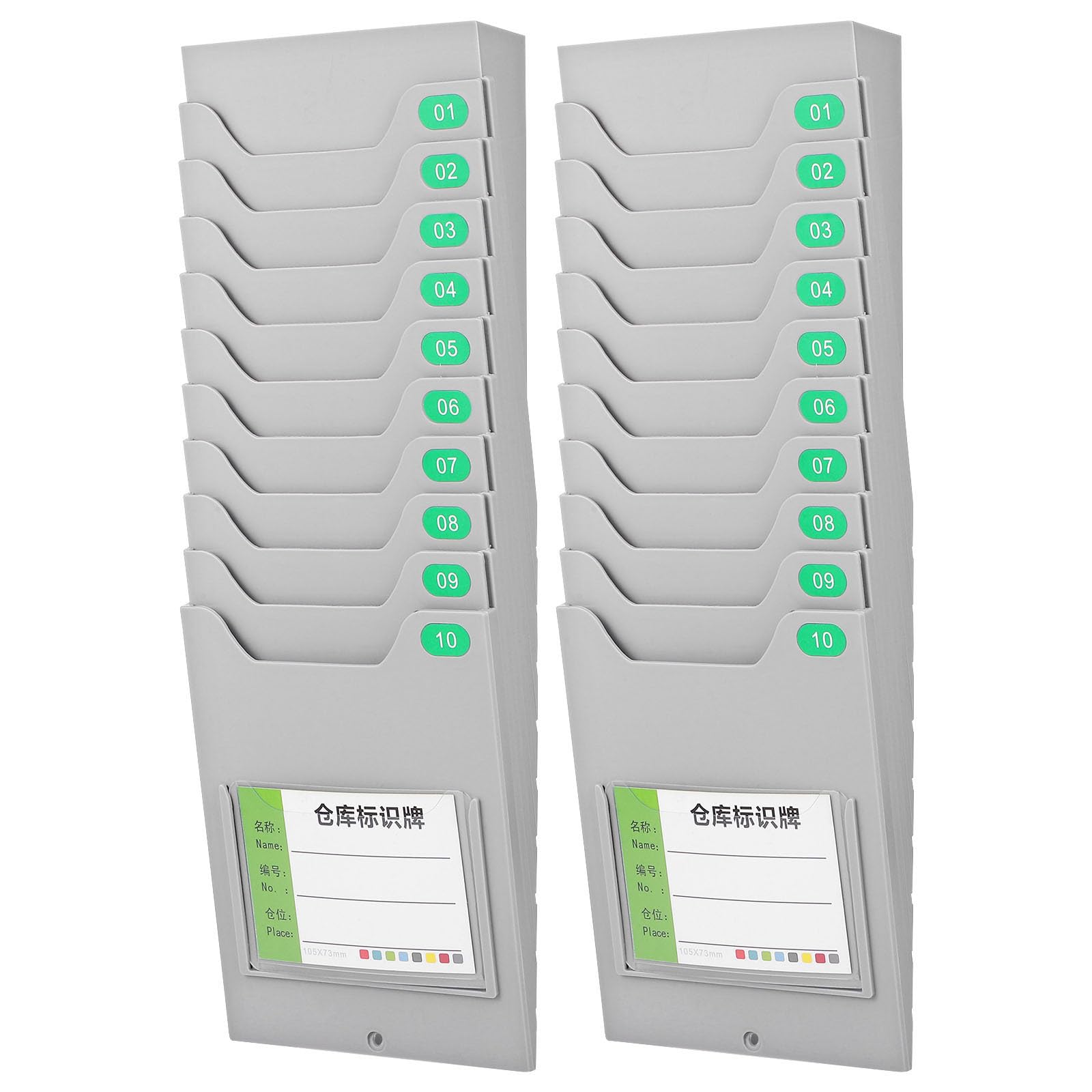 Support cartes de pointage mural TIDTALEO pour stopper la perte de badges en gestion inventaire
