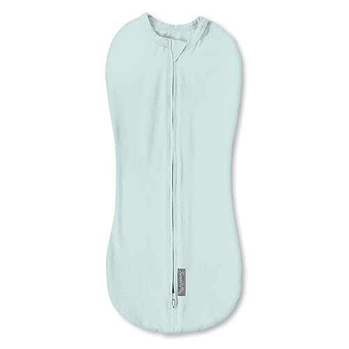 Miniatura 16 de SwaddleMe by Ingenuity Original Swaddle, tamaño pequeño/mediano, para edades de 0 a 3 meses, 7-14 libras, hasta 26 pulgadas de largo, paquete de 2