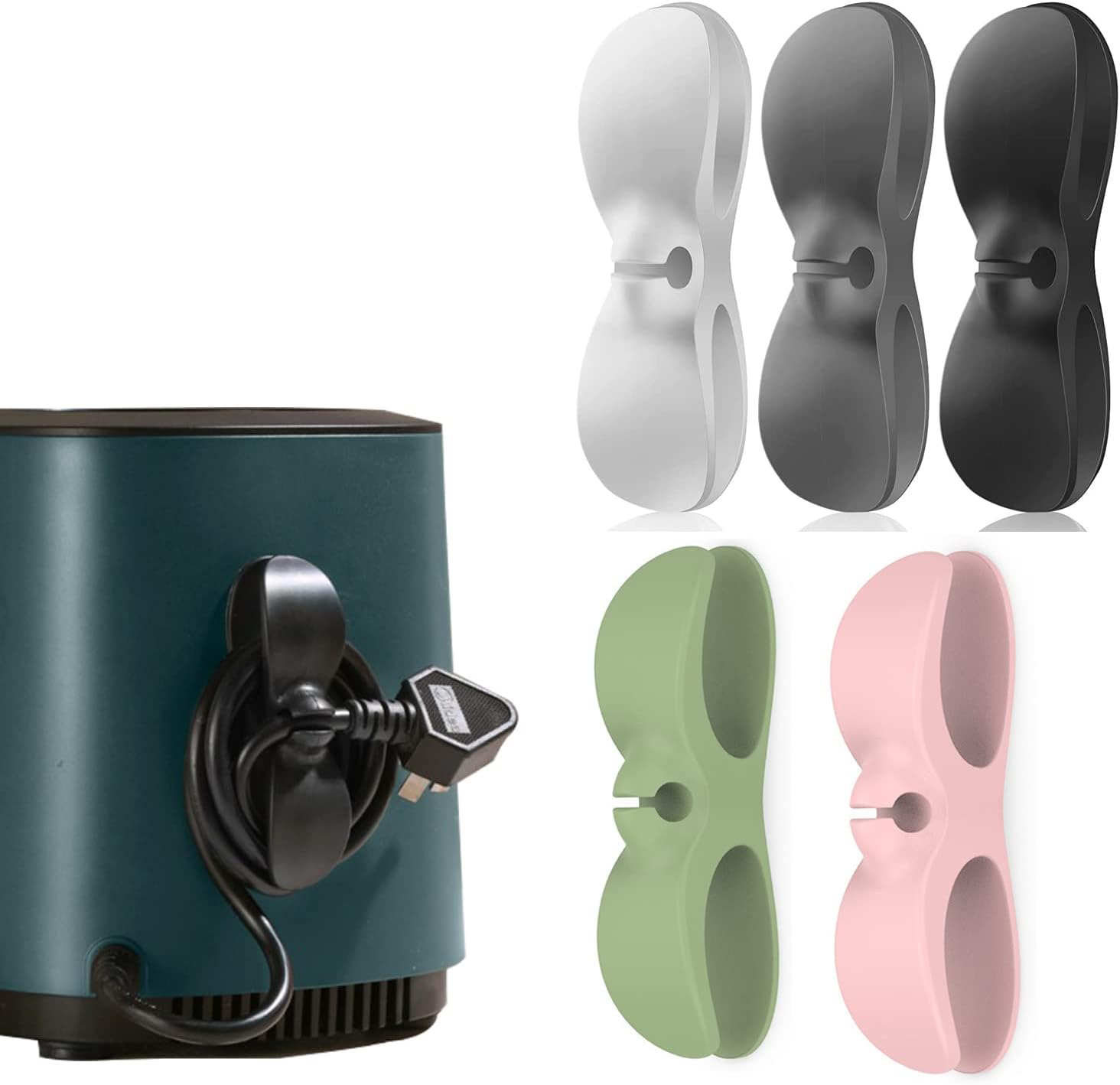 Cord Organizer for Kitchen Appliances, 5PCs 3M Adhesive