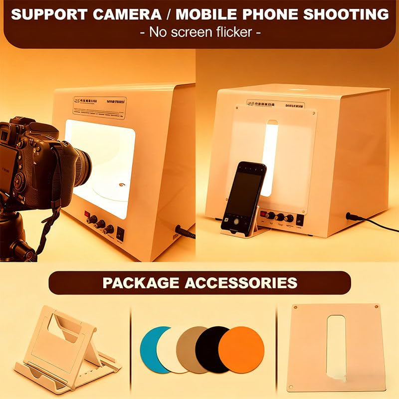 Namiot do fotografowania biżuterii, inteligentny obrotowy stół fotograficzny 20/30 cm, ściemnialny namiot do fotografowania biżuterii, softbox, do biżuterii i małych przedmiotów TB20