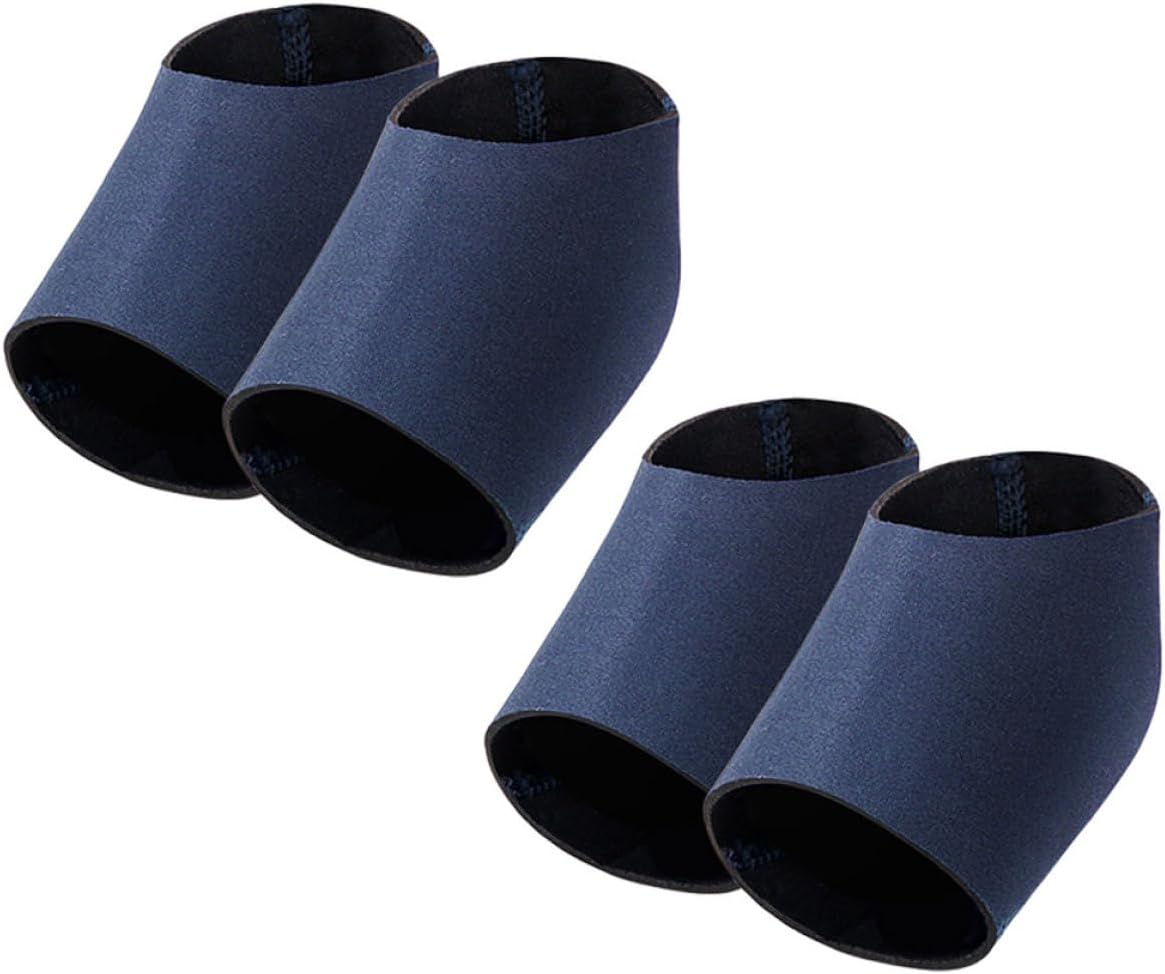 2 Pairs Breathable Moisturizing Heel Socks for Cracked Heels Reusable Elastic Foot Sleeves Cloth Material for Men and Women Winter Foot Care