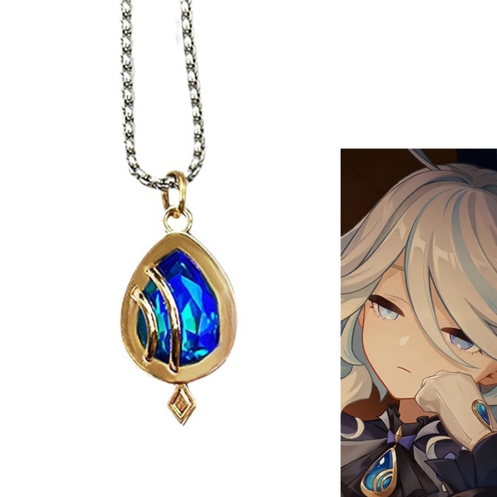 Amazon.co.jp: CHIASA 原神 グッズ フリーナ 周辺 ネックレス