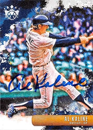Al Kaline autographed baseball card 2019 Diamond Kings #74 (Detroit Tigers Hall of Famer)