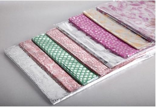 Metalize Hediye Poşet Paketi 30x35 cm Kendinde Bantlı Renkli Hediye Paketi 100'lü