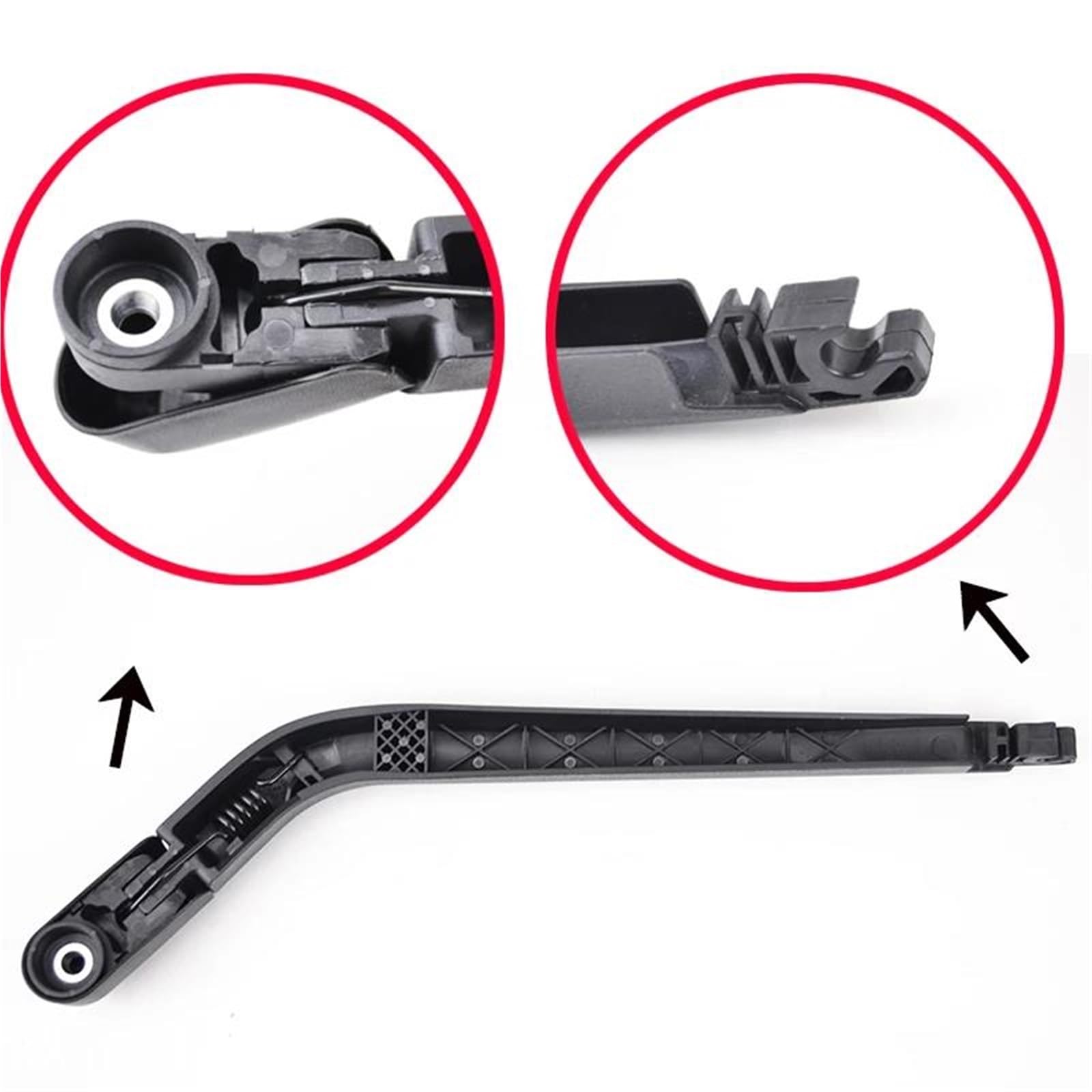 WILSEM Kit Set Braccio E Spazzola Tergicristallo Posteriore da 14" per T&oyota per Corolla Wagon Station Wagon 2002-2007 Tergicristallo