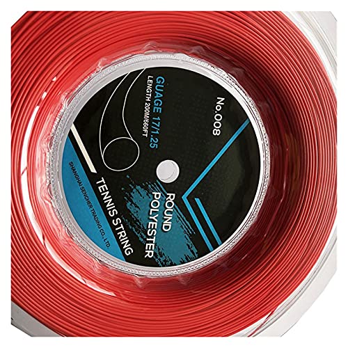 1 Reel Polyester Tennisracket String 1.2 5 MM Duurzame tennissnaren 4G Ronde vorm Trainingssnaren 200m by ROYAL STAR TY - Image 3