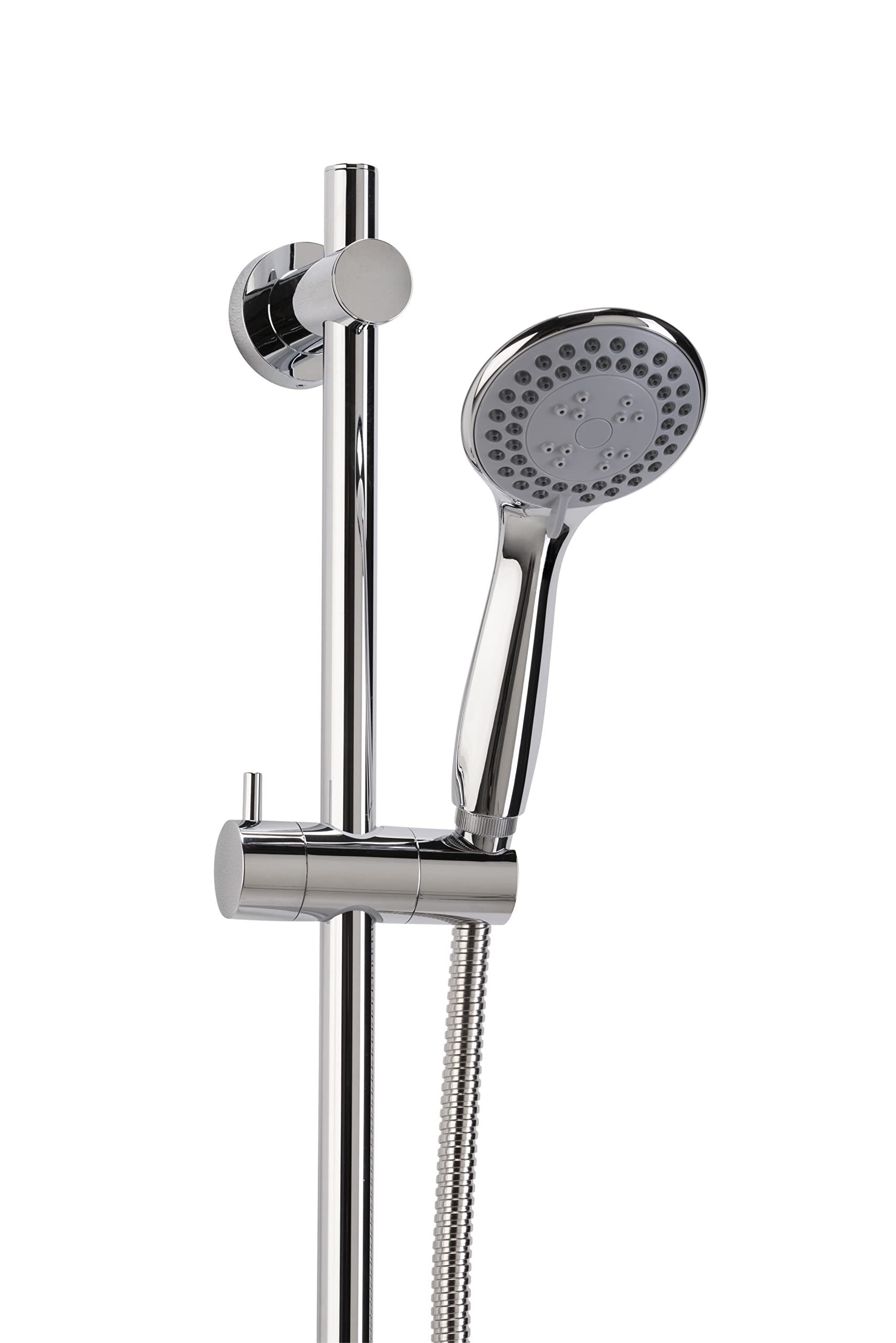 Croydex Juego de Ducha, Acero Inoxidable, Cromado, Talla única