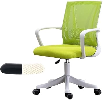Chair Ergonomic Table and Chair Mesh Back Swivel Chair Office Chair Lift Swivel Staff Chair Home Computer Chair Game Chair Color Green