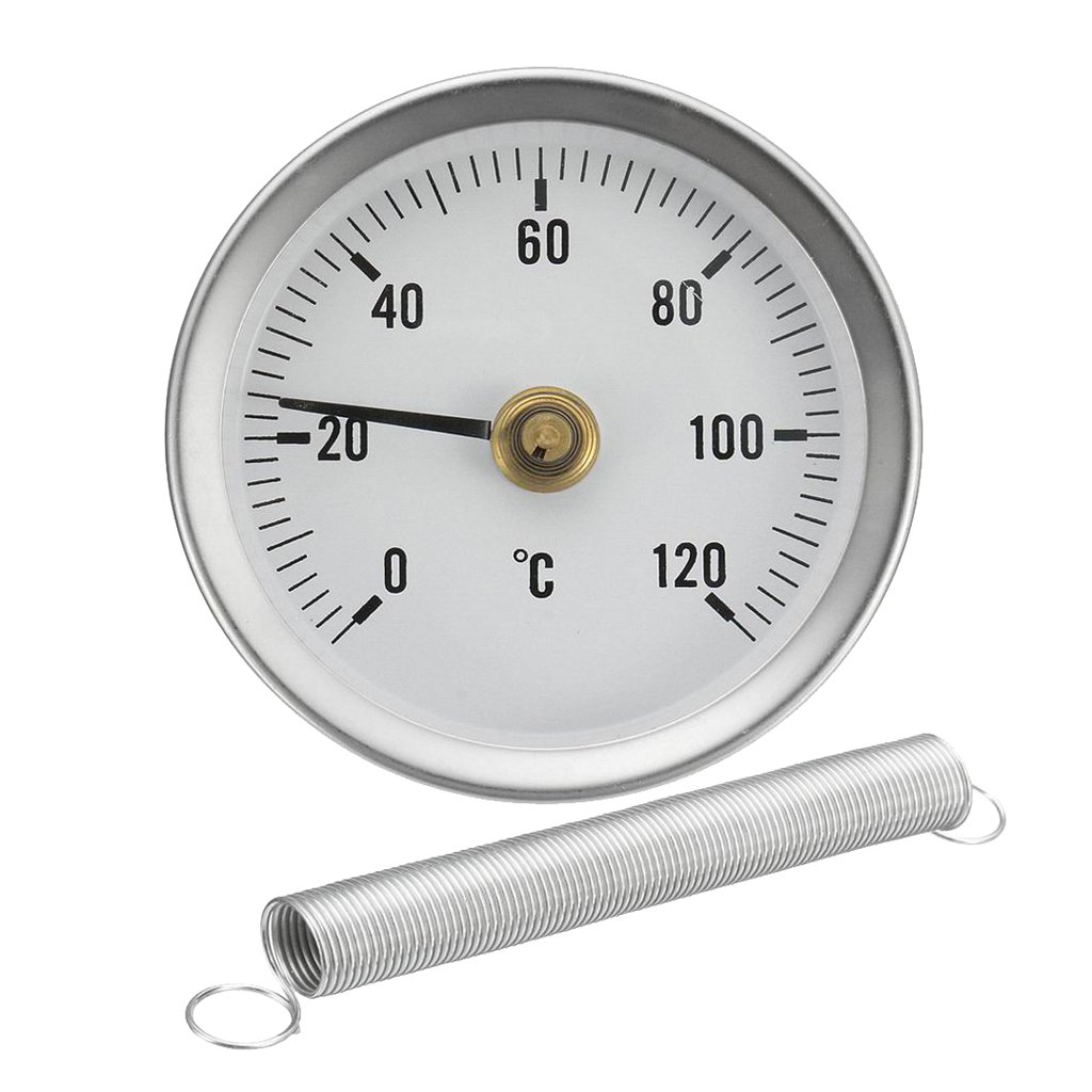 CVC. Chauffage - Thermomètre Bimétal à Bracelet et pour Tuyau d'Eau Chaude, 5 Pièces