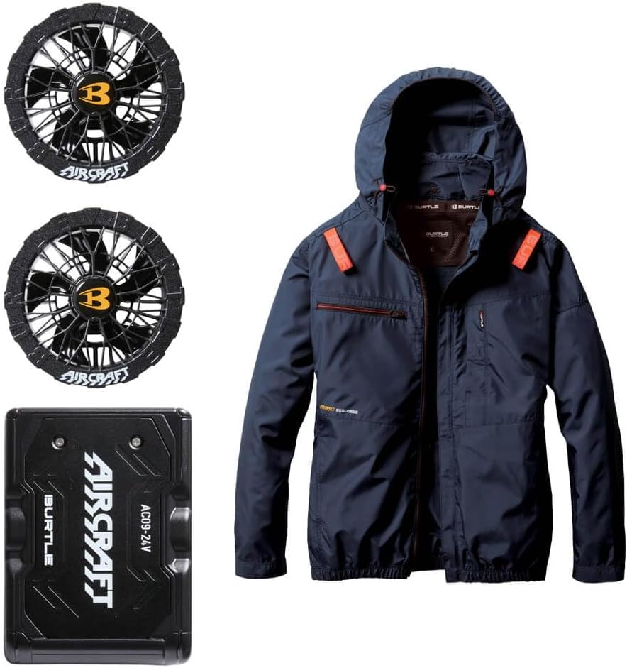 バートル 17V 空調セット バートル空調服ファンセット 17Vバッテリー2