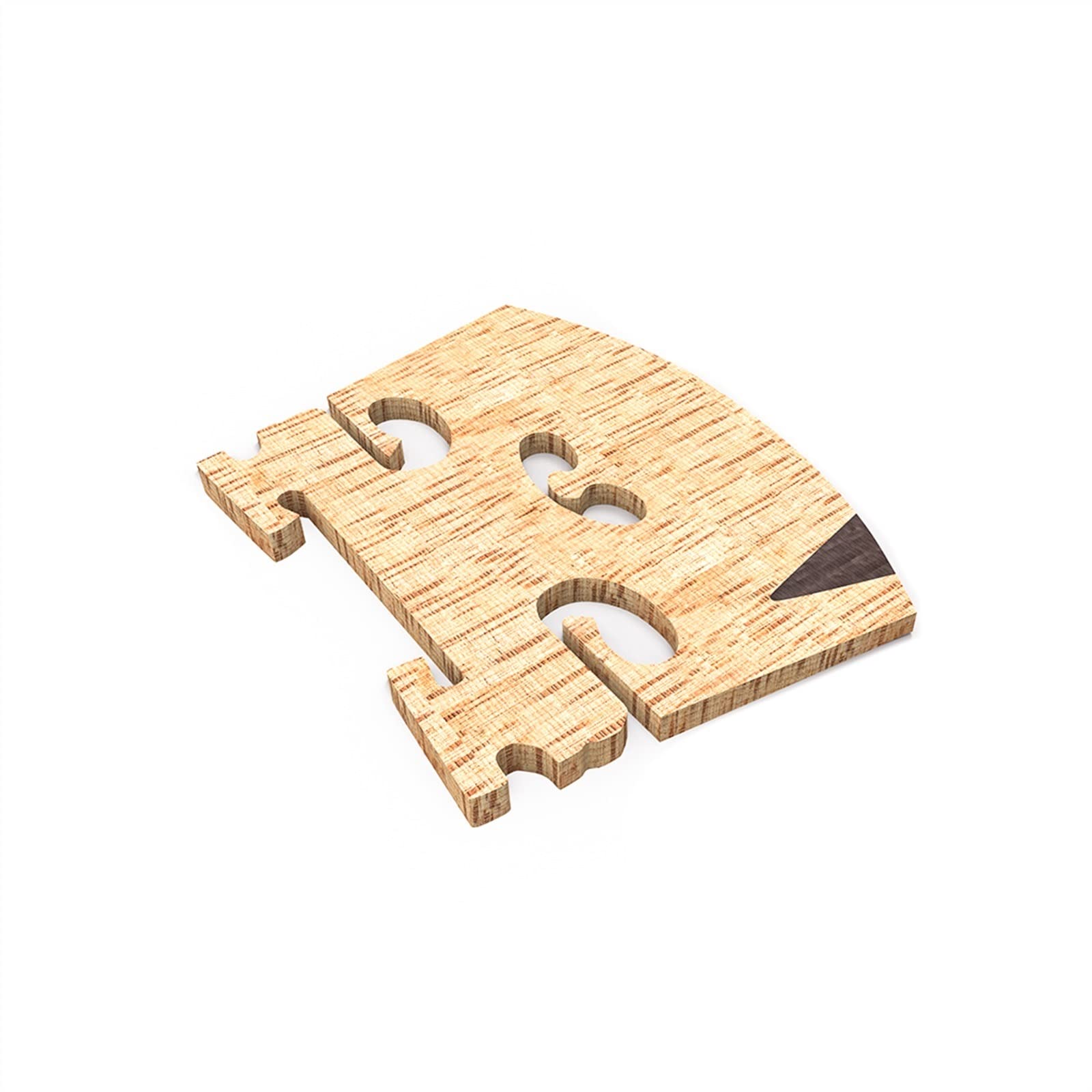 Puente De Violín 4/4 De Arce con Textura De Copos De Nieve De 10 Piezas con Reemplazo De Incrustaciones De Ébano E para Violín Profesional Accesorios Violín