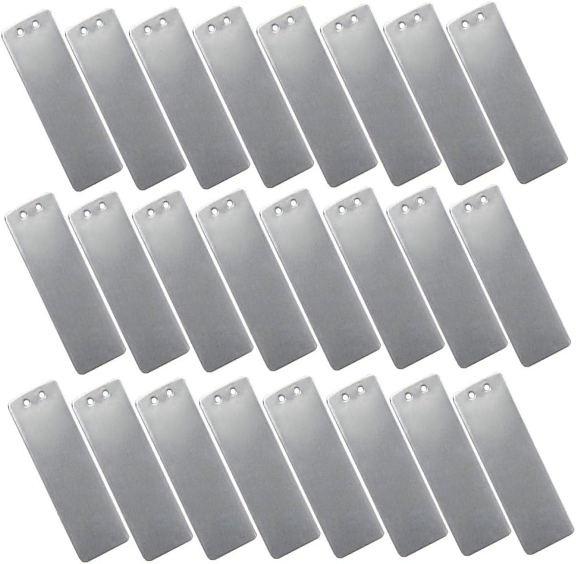 POPETPOP 100pcs Metal Plant Markers Garden Labels for Seedlings and Succulents, Sturdy Aluminum Plant Identify Tags for Outdoor Pots and Lawn Gardening