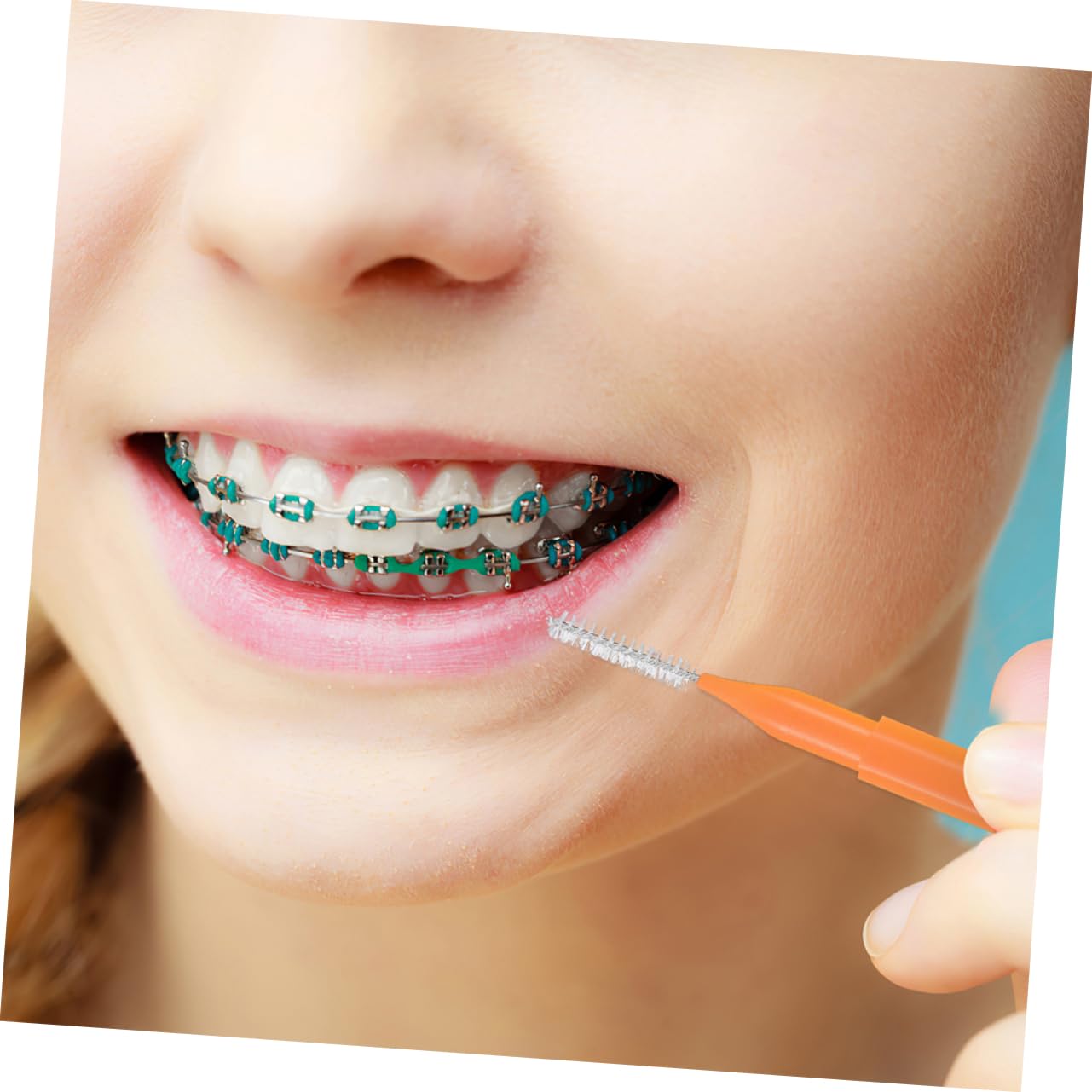 ULTECHNOVO 250piezas Cepillos Interdentales Para Limpieza Oral Diseño Compacto y Ligero Para Dientes y Brackets