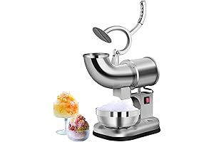 ALDKitchen Electric Ice Shaver | Home Ice Crusher for Slushes and Smoothies...
