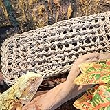 ExoRepti Bearded Dragon Hammock Lizard Tank Accessories Reptile Lounger Amphibian Habitat Décor for Chameleon, Geckos, Snakes, Hermit Crab, Lguana Reptiles, Tortoises