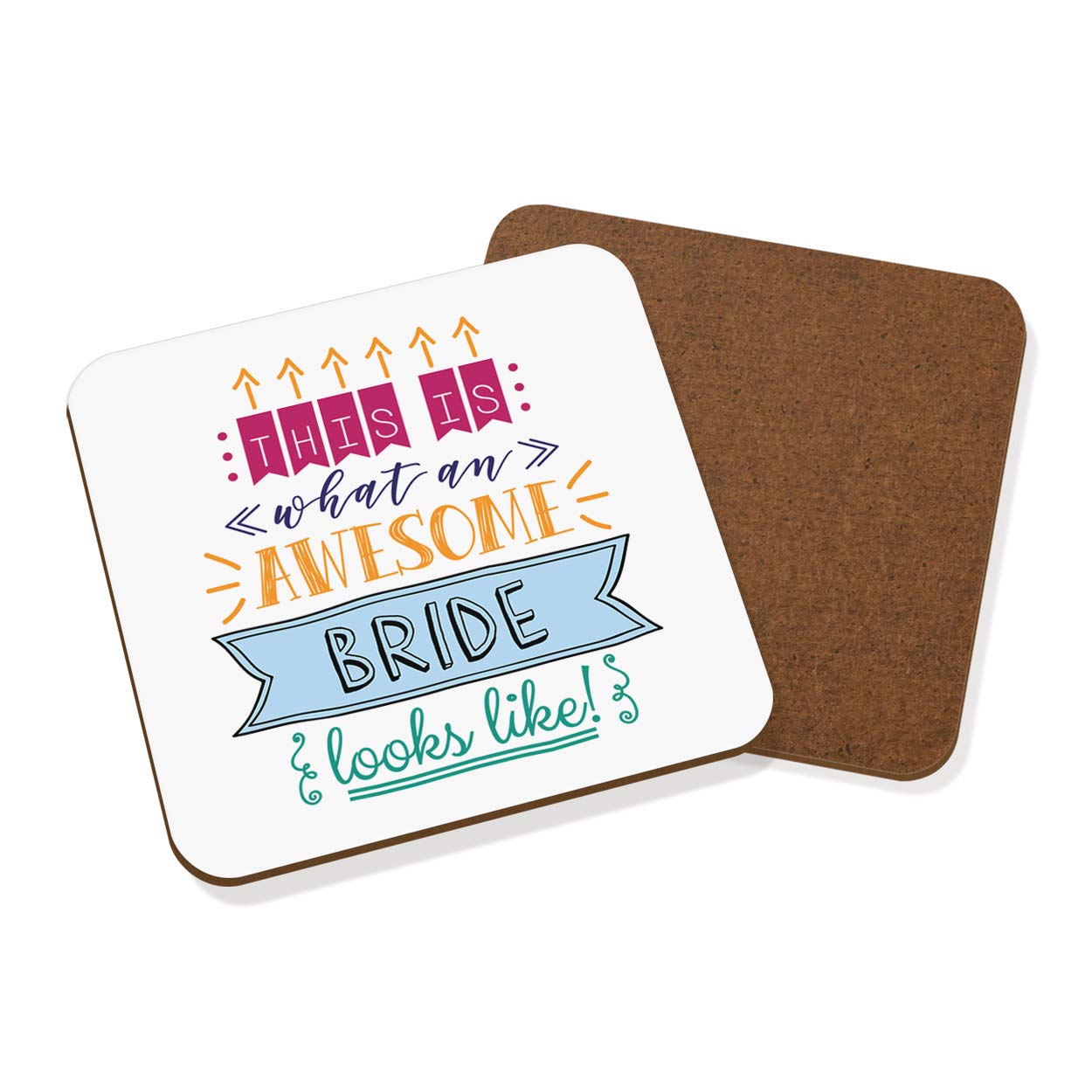 This is What an Awesome Bride Looks Like Coaster Drinks Mat