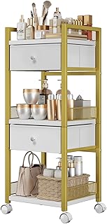 Flycity Carrito organizador de maquillaje con...