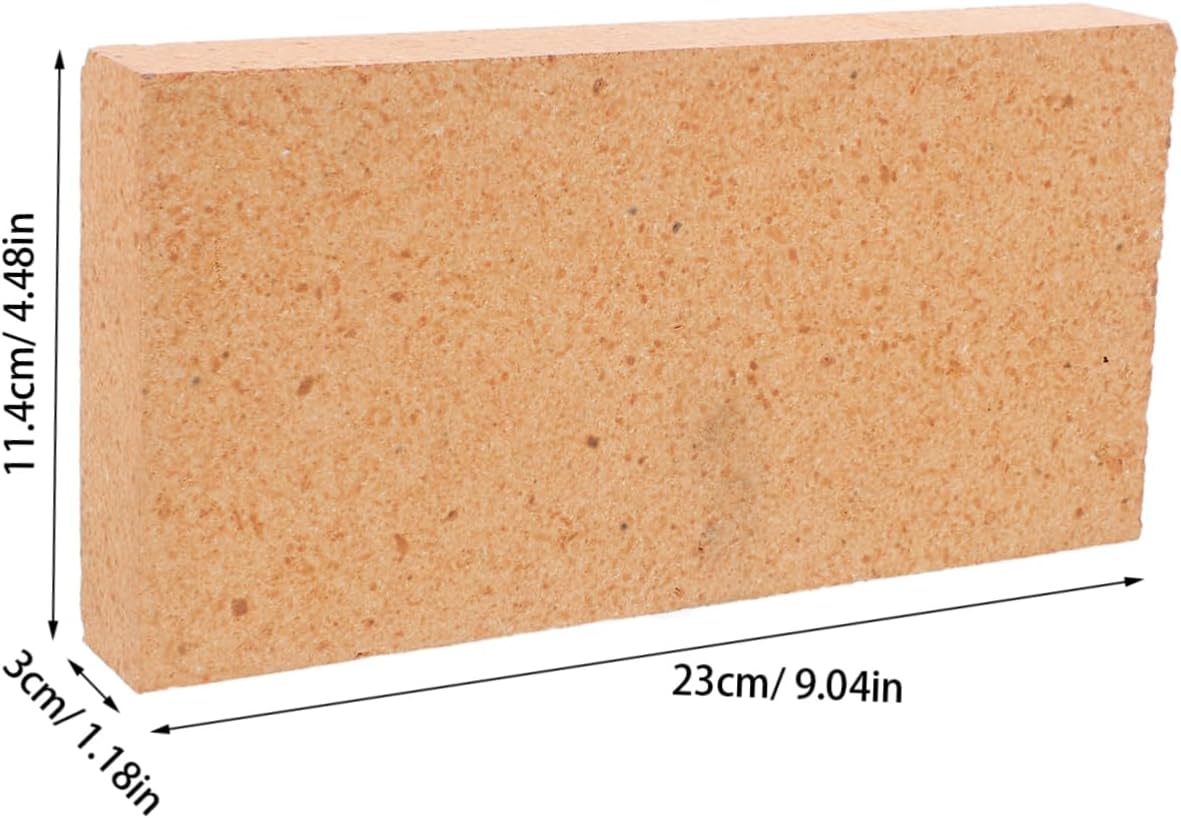 Refractory Insulation Bricks Refractory Brick Insulating Fire Brick Fire Bricks for Fireplaces Clay Firebricks Replacement Soldering Bricks for Jewelry Light
