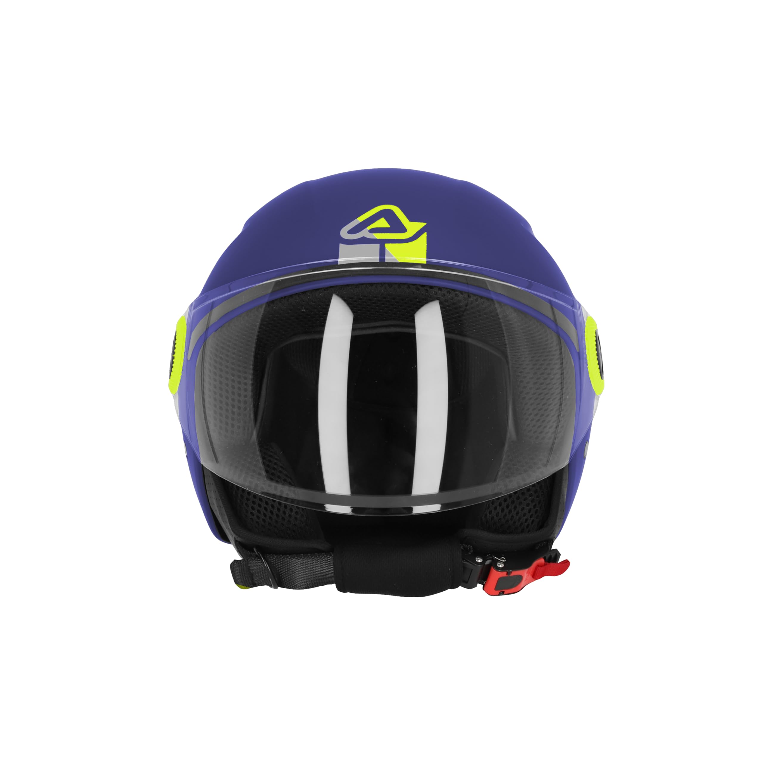 Acerbis CASCO JET BREZZA con Visiera e Omologazione ECE 22.06 (Blu Opaco - Taglia M)