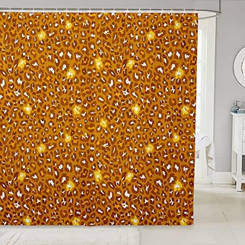 Loussiesd Silver Glitter Bath Curtain (No Glitter) Bling Partyations Shower Diamond Black Bathroom Fabric Set for Stalls Bathtubs Waterproof Curtains Bathtubs, 150cmW*180cmL