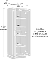 Vista 8 de Sauder HomePlus Storage Cabinet/ Pantry cabinets, Sienna Oak finish