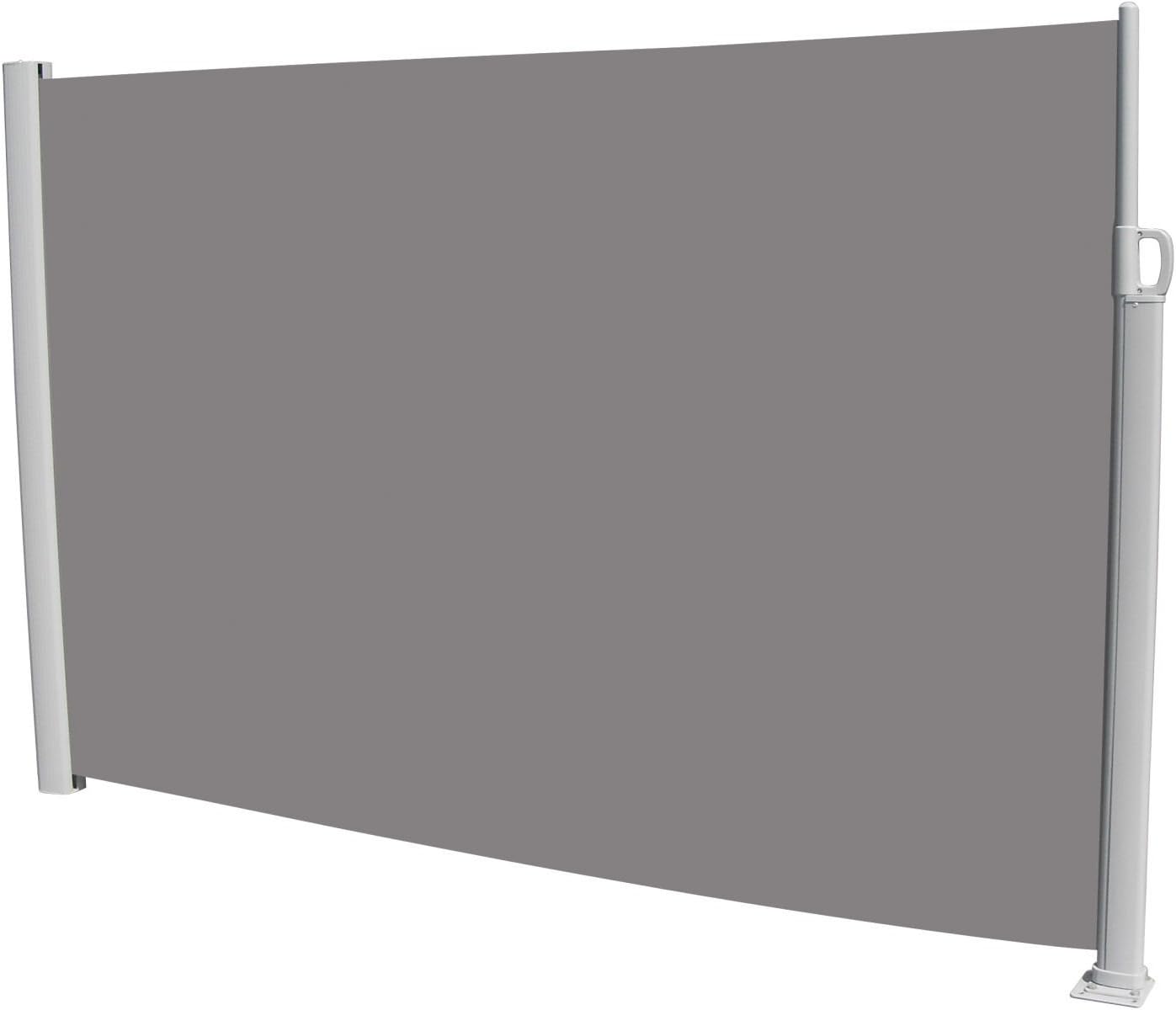 Side Awning / Screen / Windbreaker Sun Screen Canopy 160 x 300 CM Charcoal Grey