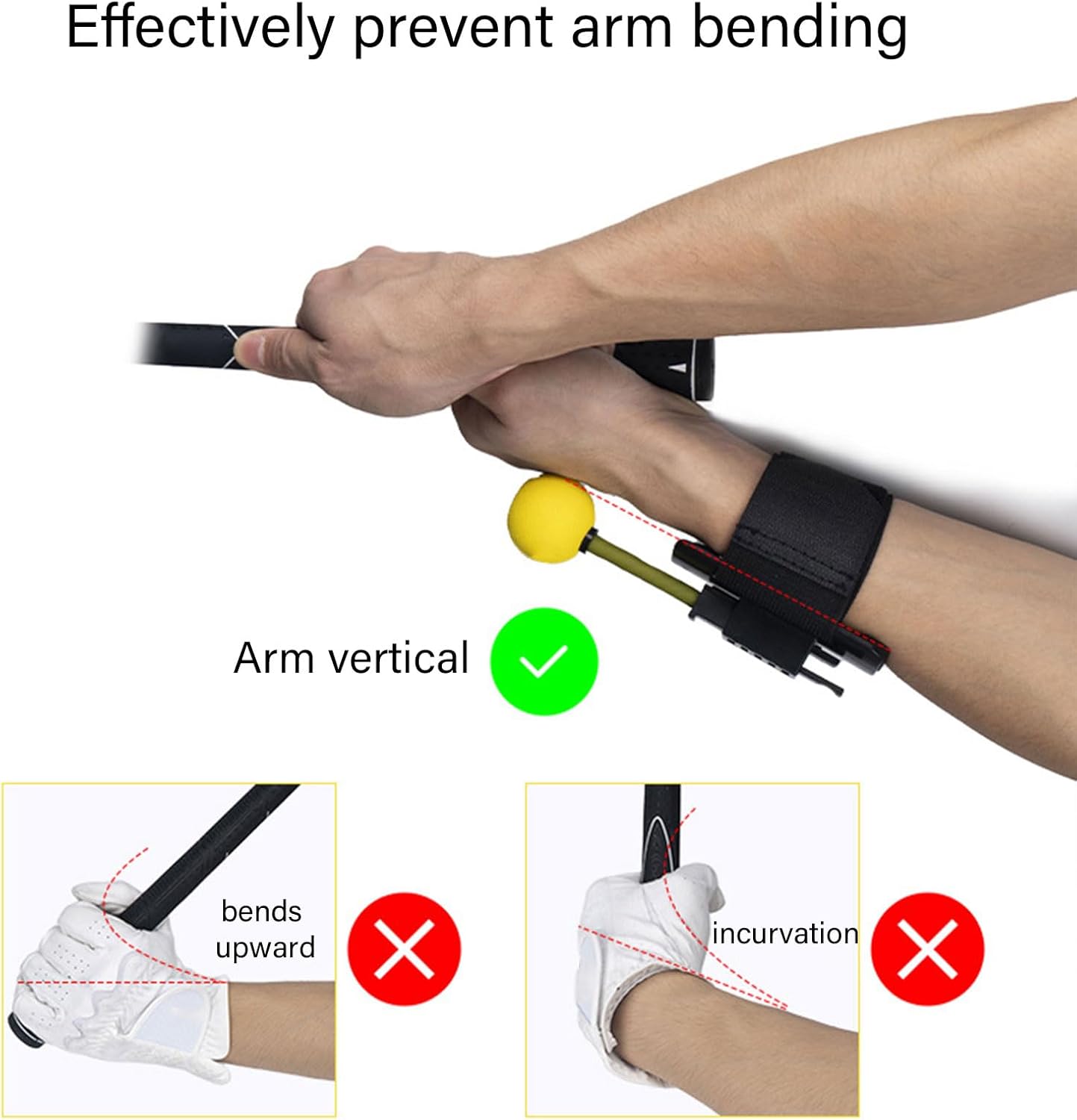 Golfs スイング姿勢 アライメント 補正ツール スイングトレイン 補助 ジェスチャー ゴルフ スイングトレーナー エクササイズ