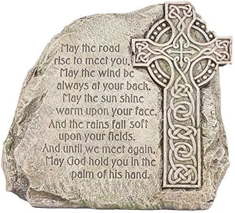 Miniatura 3 de Joseph's Studio by Roman Inc., Jardín de cruz celta, colección de jardín, estatua religiosa, santa familia, monumento, ángel, santo patrón,