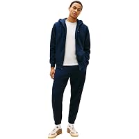 Tommy Jeans Uomo Tuta Sportiva Flag Tracksuit Regular Fit, Blu (Dark Night Navy)
