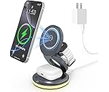 ZealSound 3-in-1 Foldable Magnetic Wireless Charger Stand – 15W Fast Charge with Night Light
Includes 30W Adapter, Portable Charging Pad for iPhone, Apple Watch
AirPods 2/3, Home, Office, Travel