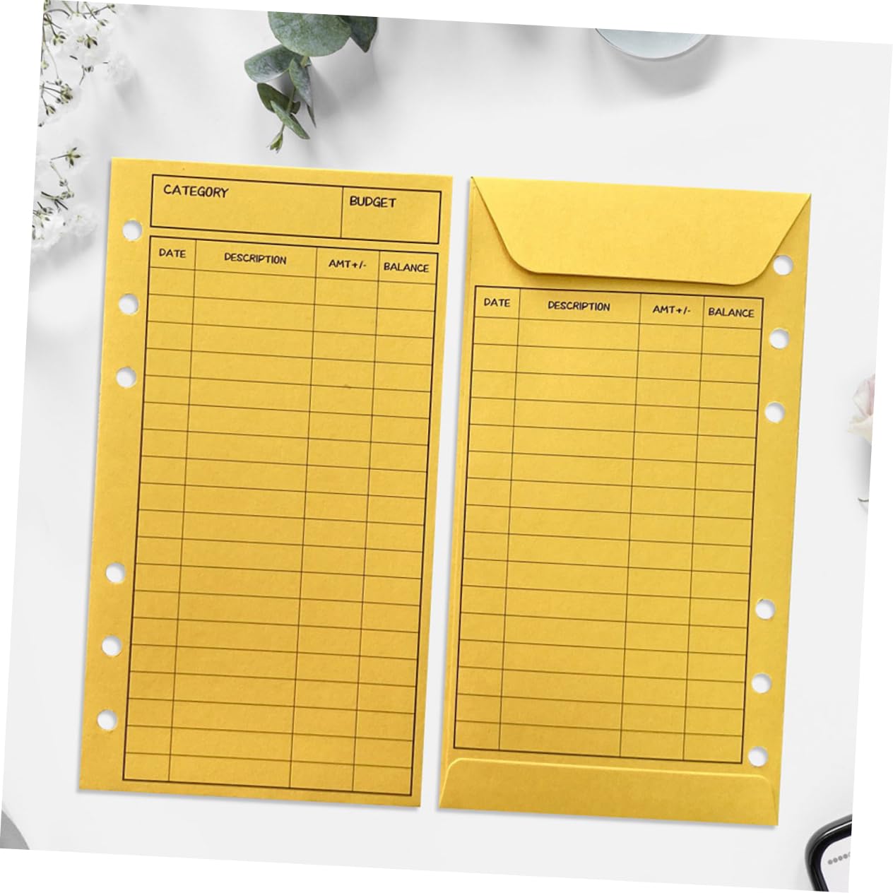 NUOBESTY 3 Set di Raccoglitori per Budget Buste per Denaro Buste per Contanti Tasche Decorative per Libri Contabili Pezzi * 3