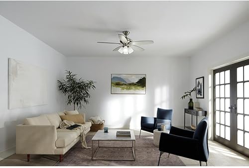 Miniatura 6 de Kichler Ventilador LED Renew Premier de 52 pulgadas, acero inoxidable cepillado