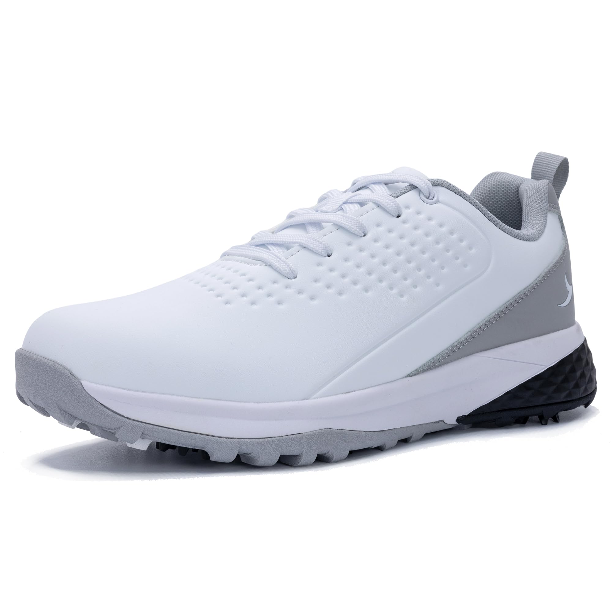 AOVMens Golf Shoes Waterproof Walking Sneakers Lightweight Outdoor Sport Footwear