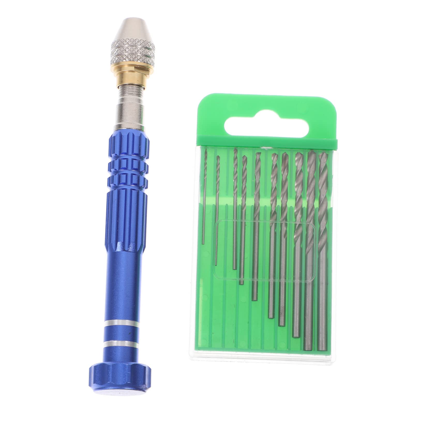 OFFSCH Watchs 1 Set Manual Drill Craft Drill 1mm Drill Bit Pin Vice Drill Pin Vise Drill for Jewelry Making PCB Drill Bits Small Hand Drill Watch Repair Tools Jewelry Drill Pen Drill