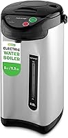 NutriChef PKWK63 5L Electric Hot Water Kettle Boiler Warmer - Quick Boil, 5 Temp Settings, 3 Dispense Modes, Safety Lock, Stainless Steel
