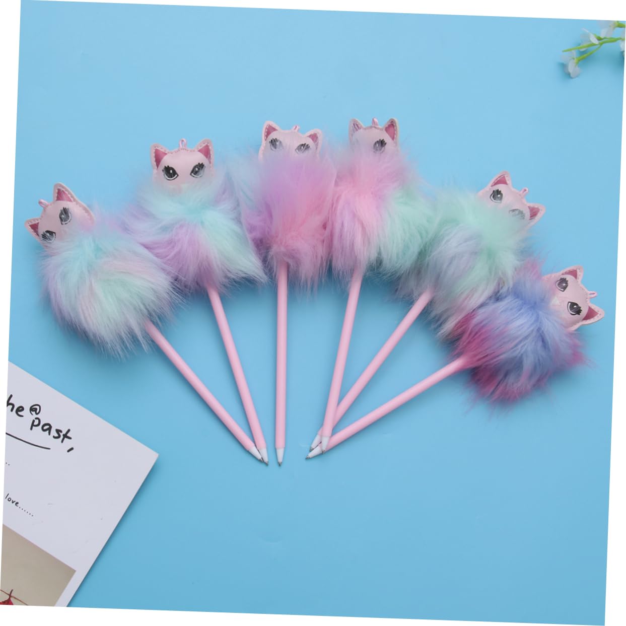 Stylos à Bille Multicolores 12pcs, Pp et Tissu, Pointe Fine