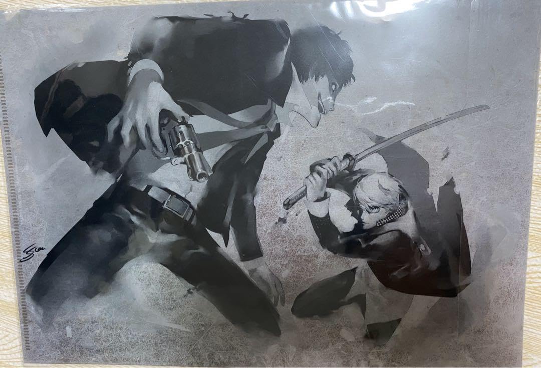 ペルソナ4u2 超公式設定資料集　特典クリアファイル　主人公(鳴上悠)　足立透 Amazon.co.jp: ペルソナ4 クリアファイル 足立透 鳴上悠 : ホビー