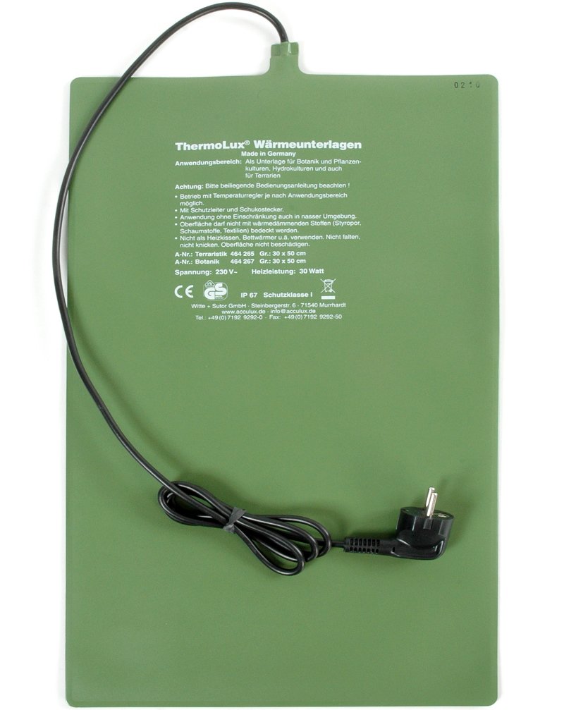 ThermoLux Wärmematte (30 cm x 50 cm) 30 Watt | H 85-50