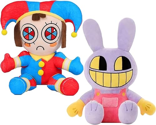 SAYONAKUAJ The Amazing - Peluche digital de circo de 11.2 pulgadas, juguete de peluche de Pomni para fanáticos de la televisión, juguete de peluche